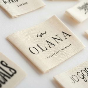 Organic Cotton Printed Label